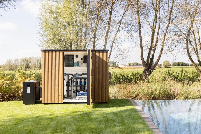 tuinkast buiten opberging zwembadkast