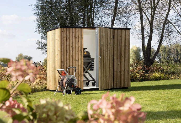 tuinkast buiten opberging zwembadkast