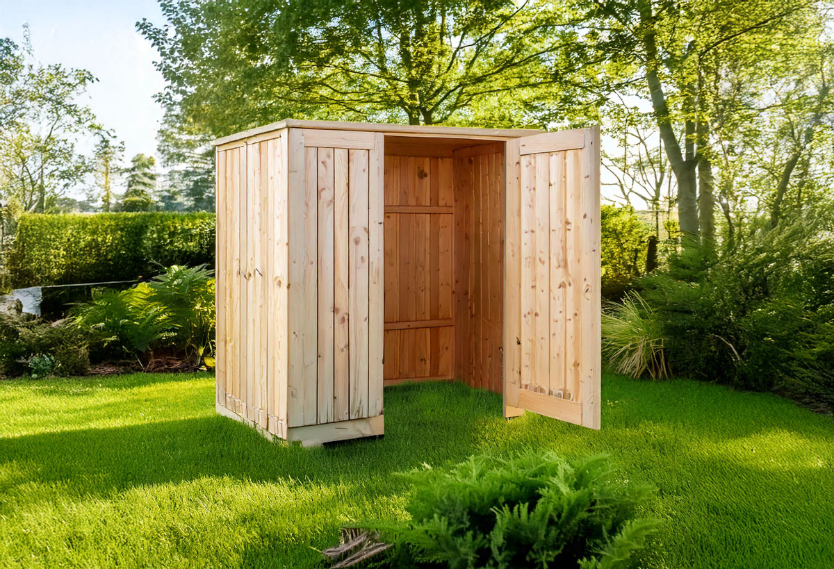 tuinkast buiten opberging zwembadkast